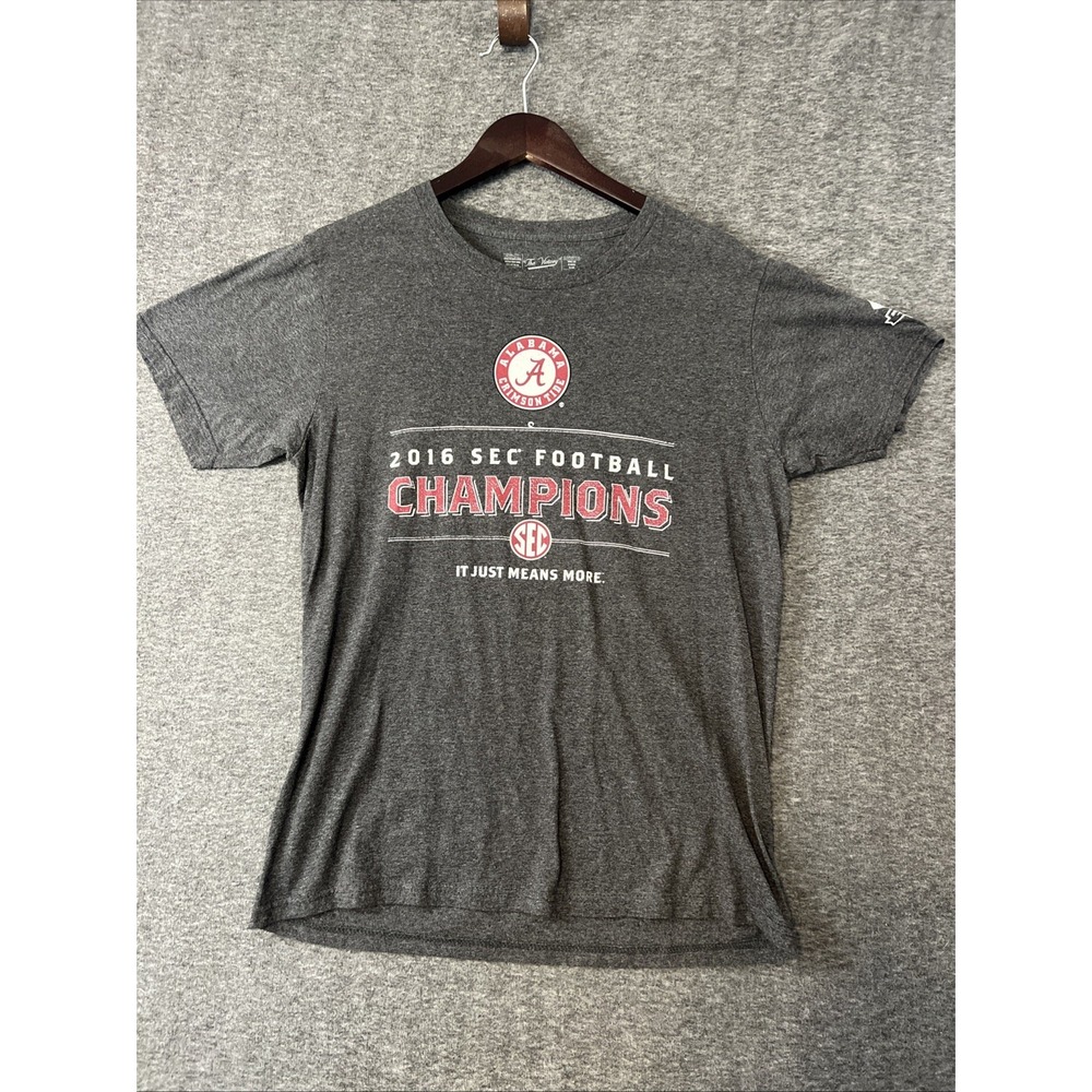 2016 Alabama Crimson Tide Football SEC Champions T-Shirt Size Large Roll Tide